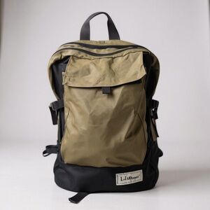 L.L. Bean Men's Black and Tan Backpack